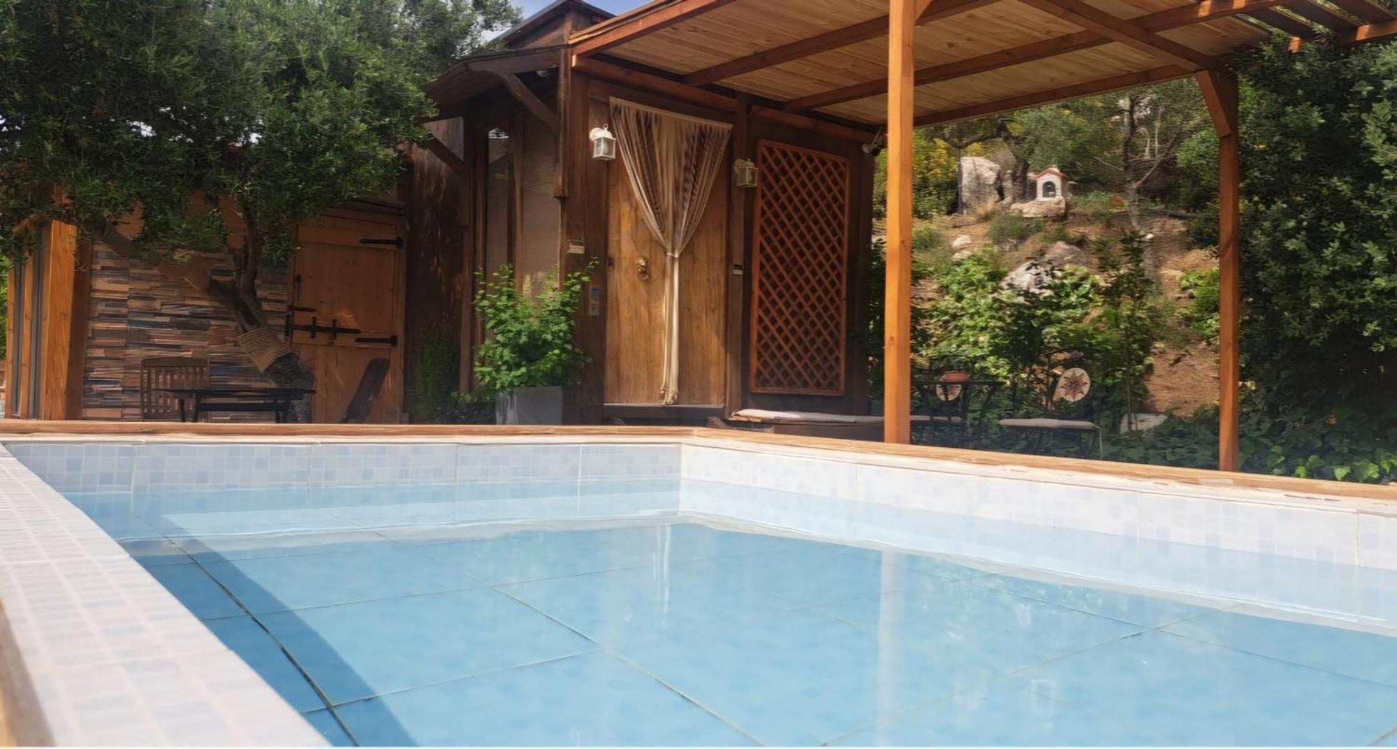 Wooden House At The Mountain-Private Guest House Paránimfoi Exterior foto